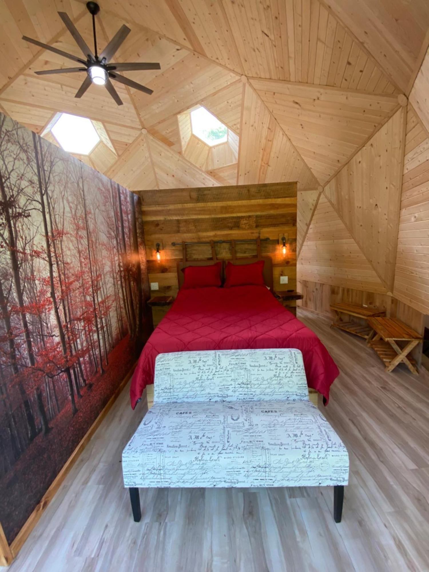 Вілла Natahala Glamping Red Dome #23 Topton Екстер'єр фото
